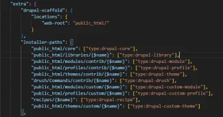 Web root after