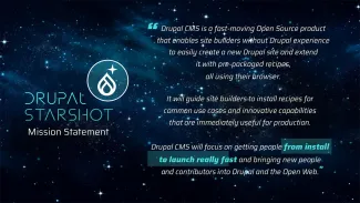 Drupal Starshot's Mission Statement