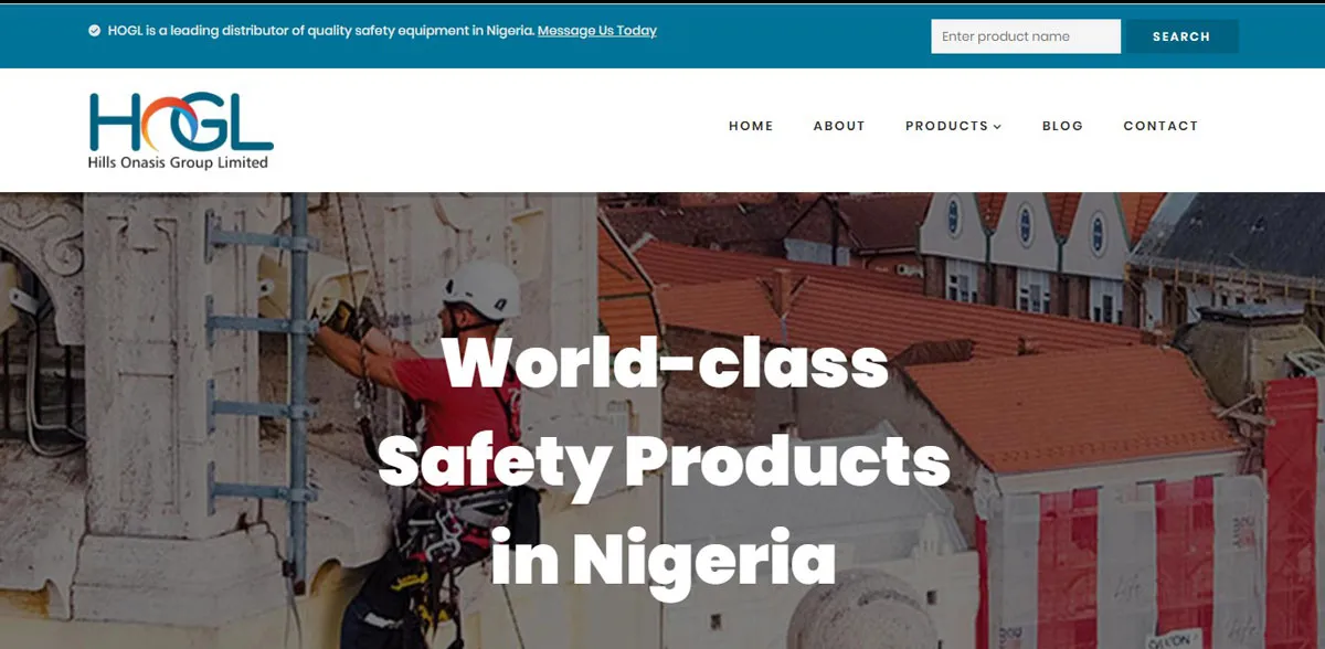 Hills Onasis Group Limited - Sellers of safety equipment in Nigeria