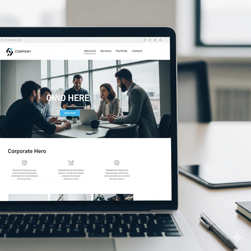 Business and corporate website design services in Warri